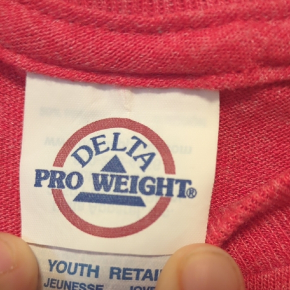 Delta Red Kids Short Sleeve Tee Size Small - Picture 4 of 6